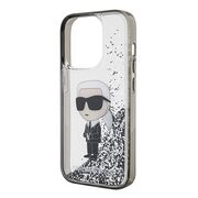 Husa premium pentru  iPhone 15 Pro Karl Lagerfeld superior quality - Gri antracit