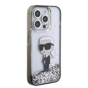 Husa premium pentru  iPhone 15 Pro Karl Lagerfeld superior quality - Gri antracit