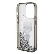 Husa premium pentru  iPhone 15 Pro Karl Lagerfeld superior quality - Gri antracit