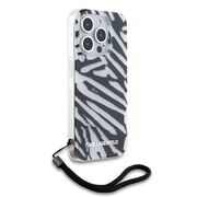 Husa premium pentru  iPhone 15 Pro Karl Lagerfeld superior quality - Gri