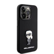 Husa premium pentru  iPhone 15 Pro Karl Lagerfeld superior quality - Negru denim