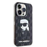 Husa premium pentru  iPhone 15 Pro Karl Lagerfeld superior quality - Negru denim