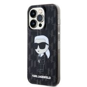 Husa premium pentru  iPhone 15 Pro Karl Lagerfeld superior quality - Negru denim