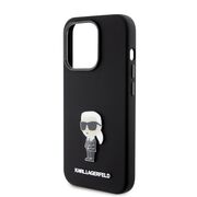 Husa premium pentru  iPhone 15 Pro Karl Lagerfeld superior quality - Negru denim