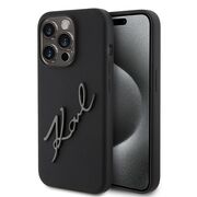 Husa premium pentru  iPhone 15 Pro Karl Lagerfeld superior quality - Negru grant