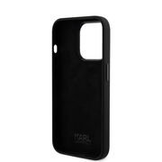 Husa premium pentru  iPhone 15 Pro Karl Lagerfeld superior quality - Negru gri