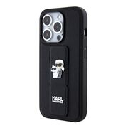 Husa premium pentru  iPhone 15 Pro Karl Lagerfeld superior quality - Negru inchis