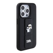 Husa premium pentru  iPhone 15 Pro Karl Lagerfeld superior quality - Negru inchis