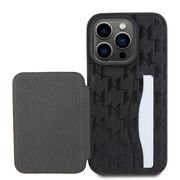 Husa premium pentru  iPhone 15 Pro Karl Lagerfeld superior quality - Negru print