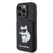 Husa premium pentru  iPhone 15 Pro Karl Lagerfeld superior quality - Negru print