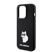 Husa premium pentru  iPhone 15 Pro Karl Lagerfeld superior quality - Negru royal