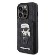 Husa premium pentru  iPhone 15 Pro Karl Lagerfeld superior quality - Negru