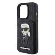 Husa premium pentru  iPhone 15 Pro Karl Lagerfeld superior quality - Negru