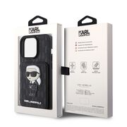 Husa premium pentru  iPhone 15 Pro Karl Lagerfeld superior quality - Negru