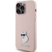 Husa premium pentru  iPhone 15 Pro Karl Lagerfeld superior quality - Roz