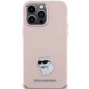 Husa premium pentru  iPhone 15 Pro Karl Lagerfeld superior quality - Roz