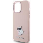 Husa premium pentru  iPhone 15 Pro Karl Lagerfeld superior quality - Roz