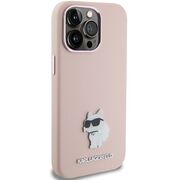 Husa premium pentru  iPhone 15 Pro Karl Lagerfeld superior quality - Roz