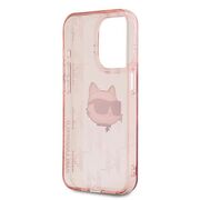Husa premium pentru  iPhone 15 Pro Karl Lagerfeld superior quality - Roz