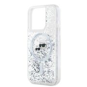 Husa premium pentru  iPhone 15 Pro Max Karl Lagerfeld compatibila Magsafe - Clear