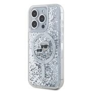 Husa premium pentru  iPhone 15 Pro Max Karl Lagerfeld compatibila Magsafe - Clear