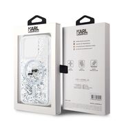 Husa premium pentru  iPhone 15 Pro Max Karl Lagerfeld compatibila Magsafe - Clear