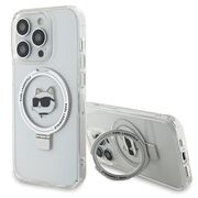 Husa premium pentru  iPhone 15 Pro Max Karl Lagerfeld compatibila Magsafe - Gi inchis
