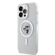 Husa premium pentru  iPhone 15 Pro Max Karl Lagerfeld compatibila Magsafe - Gri antracit