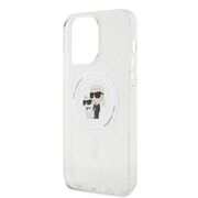 Husa premium pentru  iPhone 15 Pro Max Karl Lagerfeld compatibila Magsafe - Gri antracit