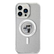 Husa premium pentru  iPhone 15 Pro Max Karl Lagerfeld compatibila Magsafe - Gri antracit