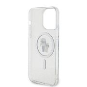 Husa premium pentru  iPhone 15 Pro Max Karl Lagerfeld compatibila Magsafe - Gri antracit
