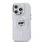 Husa premium pentru  iPhone 15 Pro Max Karl Lagerfeld compatibila Magsafe - Gri