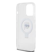 Husa premium pentru  iPhone 15 Pro Max Karl Lagerfeld compatibila Magsafe - Gri