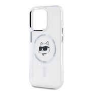 Husa premium pentru  iPhone 15 Pro Max Karl Lagerfeld compatibila Magsafe - Gri