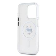 Husa premium pentru  iPhone 15 Pro Max Karl Lagerfeld compatibila Magsafe - Gri