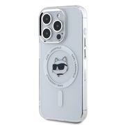 Husa premium pentru  iPhone 15 Pro Max Karl Lagerfeld compatibila Magsafe - Gri