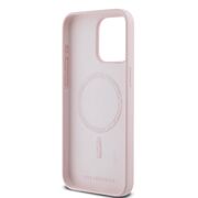 Husa premium pentru  iPhone 15 Pro Max Karl Lagerfeld compatibila Magsafe - Roz