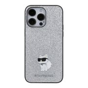 Husa premium pentru  iPhone 15 Pro Max Karl Lagerfeld superior quality - Argintiu