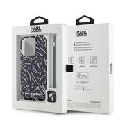 Husa premium pentru  iPhone 15 Pro Max Karl Lagerfeld superior quality - Gri antracit
