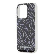 Husa premium pentru  iPhone 15 Pro Max Karl Lagerfeld superior quality - Gri antracit