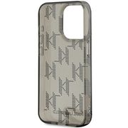 Husa premium pentru  iPhone 15 Pro Max Karl Lagerfeld superior quality - Gri inchis