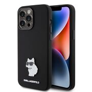 Husa premium pentru  iPhone 15 Pro Max Karl Lagerfeld superior quality - Negru denim