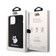 Husa premium pentru  iPhone 15 Pro Max Karl Lagerfeld superior quality - Negru denim