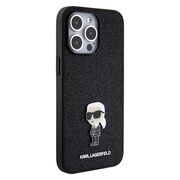 Husa premium pentru  iPhone 15 Pro Max Karl Lagerfeld superior quality - Negru denim