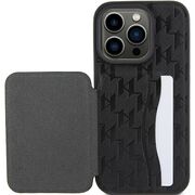 Husa premium pentru  iPhone 15 Pro Max Karl Lagerfeld superior quality - Negru grant