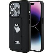 Husa premium pentru  iPhone 15 Pro Max Karl Lagerfeld superior quality - Negru gri