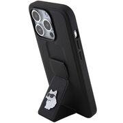 Husa premium pentru  iPhone 15 Pro Max Karl Lagerfeld superior quality - Negru gri