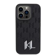 Husa premium pentru  iPhone 15 Pro Max Karl Lagerfeld superior quality - Negru gri