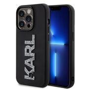 Husa premium pentru  iPhone 15 Pro Max Karl Lagerfeld superior quality - Negru intens