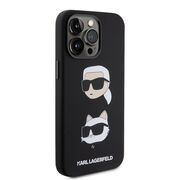Husa premium pentru  iPhone 15 Pro Max Karl Lagerfeld superior quality - Negru royal
